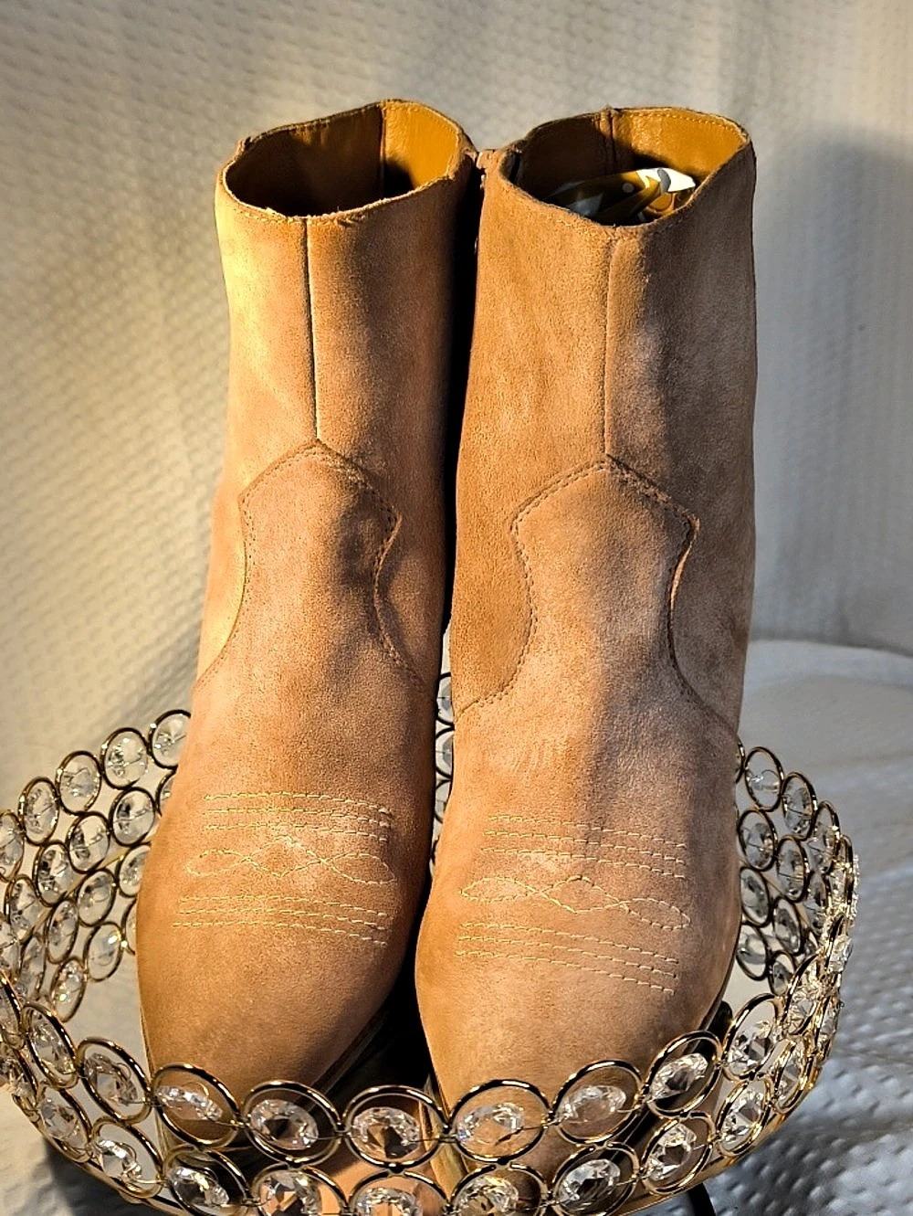 Lucky Brand Blush Pink Heeled Ankle Boots US 7.5 NWT $149